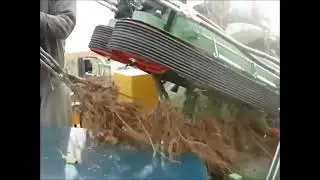 Комбайн для вырывания саженцев в питомниках