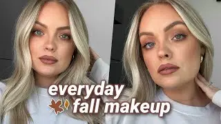 EASY EVERY DAY FALL MAKEUP ROUTINE TUTORIAL 🍂 Tips, Tricks & Techniques for Beginners!