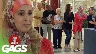 The Bunny Hop Dance in Line Prank!