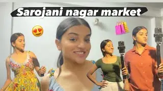 SAROJANI NAGAR MARKET DELHI || Latest summer collection || MUMMY NE KALESH BHI KAR DIYA 🙄 |