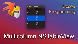 Cocoa Programming L95 — Multicolumn NSTableView