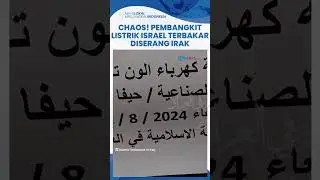 Detik-detik Drone Perlawanan Irak Hantam Pembangkit Listrik Alon Tavor, Drone Melesat Bakar Israel