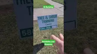 Checkout these Bandit Signs for your Landscaping Business