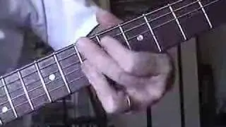 Simple Jazz Blues Progression on the guitar