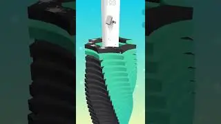 Stack Ball 3D | Thor Hammer ⚒️ #stackball #stackballcrush3d #n0ober #games #gameplay