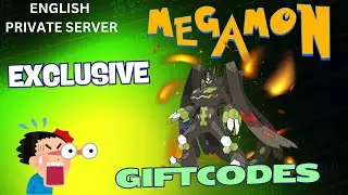 New Exclusive GiftCode  - Megamon Private Server English : FREE VIP, Diamonds, Pokemons