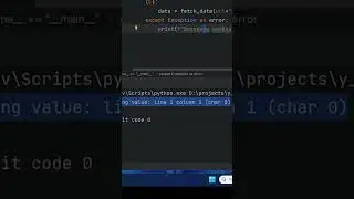 Как легко ловить ошибки в Python? #python #tutorial #error #loguru #shorts
