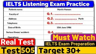 IELTS Listening Practice Test 2024 with Answers [Real Exam - 505 ]