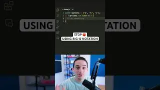 STOP 🛑 Worrying About Big-O Notation!