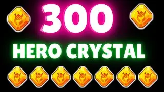300 HERO CRYSTAL 😍DROP RATES 😍CASTLE CLASH