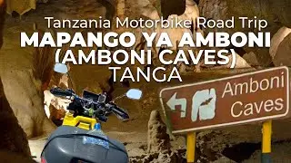 Tanzania Motorbike Road Trip (ep4) - INSIDE OF AMBONI CAVES and TANGA MUSEUM  | CITY OF TANGA