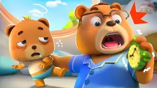 【NEW】The Bears Family 3- The Bear Babies Overslept! | BabyBus TV - Kids Cartoon