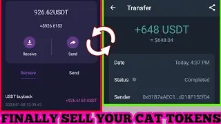 How to sell your cat star Tokens | How to withdraw your cat star Tokens | cat star kyc verification