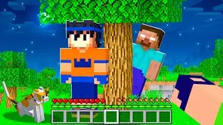 SOBREVIVENDO 24 HORAS COM HEROBRINE NO MINECRAFT!!