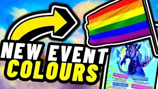 THE NEW BRAWLHALLA EVENT COLOURS ARE RAINBOW?