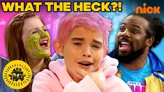 Justin Bieber Food Fight! "What The Heck?!" Moments | All That