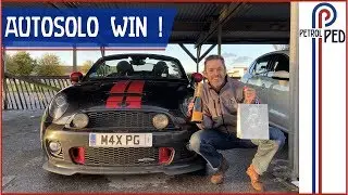 Winning my first ever car event....the GRRC Autosolo !!!
