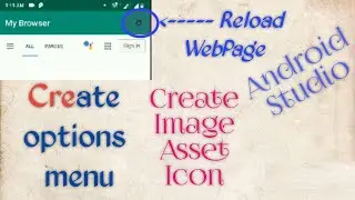 How to Create options menu in android | 3 dots menu