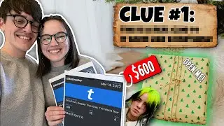 SURPRISING MY GIRLFRIEND WITH BILLIE EILISH CONCERT TICKETS!! || DIY Treasure Hunt BTS & How-To!