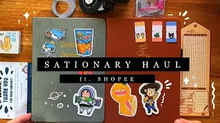 Stationery Haul!!! ft. Shopee PH || Classy Dot Grid Journals || Motex Label Maker + Cute Stickers