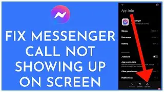 How to Fix Messenger Call Not Showing up on Screen || Fix Messenger Call Problem || Messenger 2022