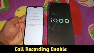 Iqoo Z9, Z7 ,Z6 5G Auto Call Recording || Iqoo Mobile Call Recording Setting || Call Recording Iqoo