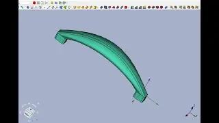 FreeCAD Часть 18. Мебельная ручка. Опорная плоскость. Аддитивный профиль