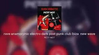 rave anamorphic electro dark post punk club ibiza  new wave #techno #ebmcyberpunk #goth #dance