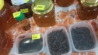 Нефтекамский рынок. Цены на мёд. Пжвм.