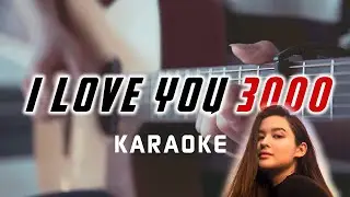 I love you 3000 ( Acoustic Karaoke Version ) Stephanie Poetri with lyrics