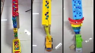 Marble Run 😍😇🤠 Satisfying Slope Glass