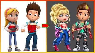 GLOW UP: Ryder & Katie's Paw Patrol to Bad Boy & Bad Girl Transformation! #glowup