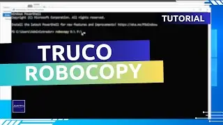 Copiar archivos de un disco duro a otro con Robocopy ⚒️ en PowerShell