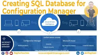 Creating SQL Database for Configuration Manager - Episode #6