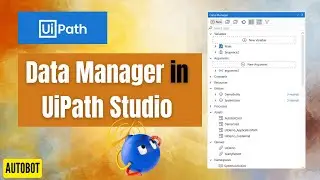Data Manager in UiPath studio | Panel to view all orchestrator & studio resources | part-1