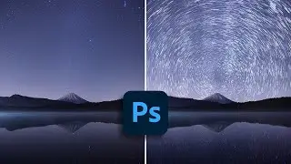 Create STAR TRAILS From Just One Photo in Photoshop