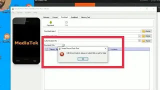 LiB DA not match please re Select DA or Ask for Help Solution Mi flash pro Sp flashtool Problem✅️