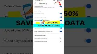 YouTube Data Saver Mode on Android 