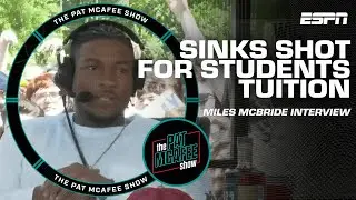 Miles McBride SINKS a shot for WVU students tuition 🏀 | The Pat McAfee Show