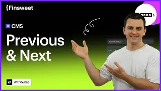 (2022) Webflow CMS Previous Next Posts - No-Code Attributes