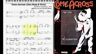 Come Across by Mel B. Kaufman (1915, Ragtime piano)