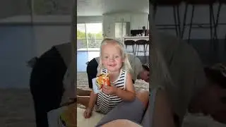 My husband and toddler talking to my belly 