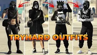 TOP 4 BEST TRYHARD GTA 5 FEMALE OUTFITS! 🔥