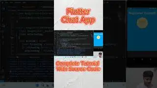 #shorts Flutter Chat App Complete Step By Step Tutorial #chatapp