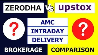 Zerodha vs Upstox Brokerage Charges | Zerodha vs Upstox Delivery Charges | Hidden Charges