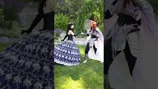 The ace princess and the ace knight 🖤🩶🤍💜👑⚔️ w/ 