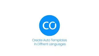 How to Templates #2 - Create Auto Templates In Different Languages