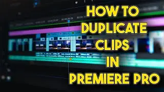 How To DUPLICATE CLIPS With Quick Keyboard Shortcut In Premiere Pro (2023)