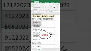 Excel Tutorial: How to Convert Numbers to Dates Easily! 
