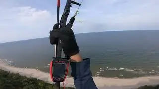 Paragliding Cliff Soaring. Chłapowo Poland.